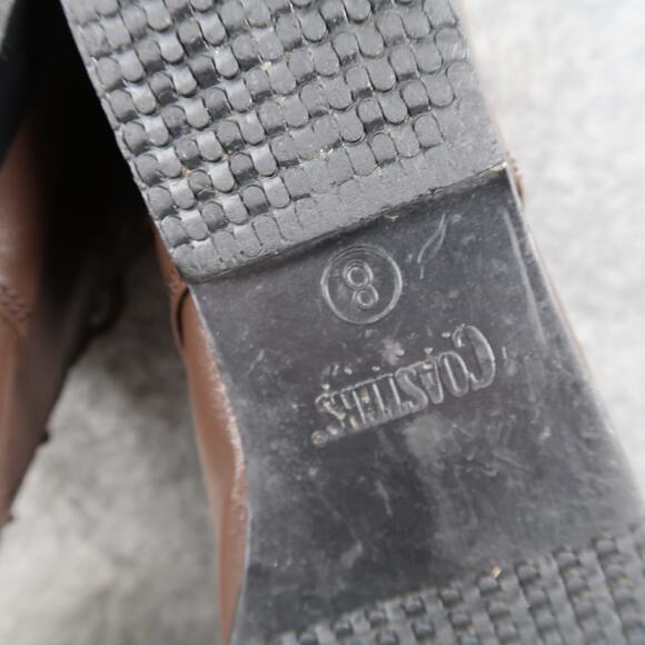 Coasters Shoes Womens 8 Chukka Boots Ankle Booties Retro Classic Brown Lace Up - Picture 13 of 13